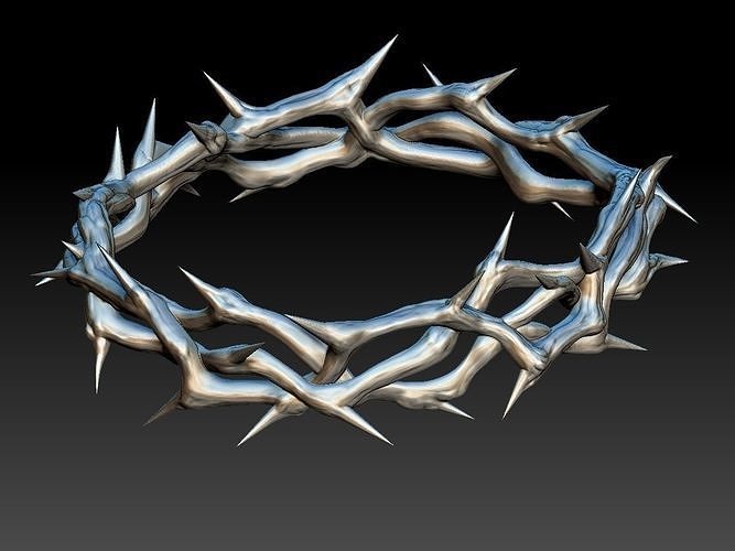  Crown of thorns god jesus 3d print 3D print model