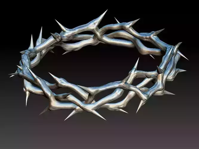  Crown of thorns god jesus 3d print 3D print model