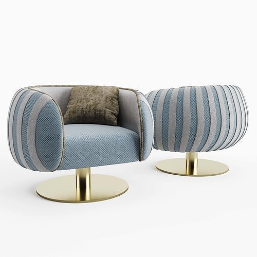 Inedito Asnaghi Loto armchair 3D model
