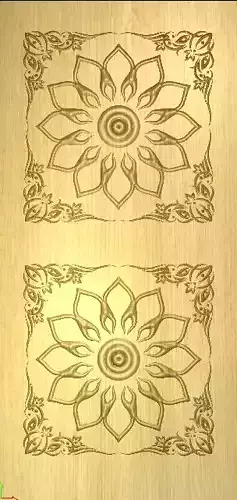 SOLID WOODEN DOOR 3D DESIGN 3D print model
