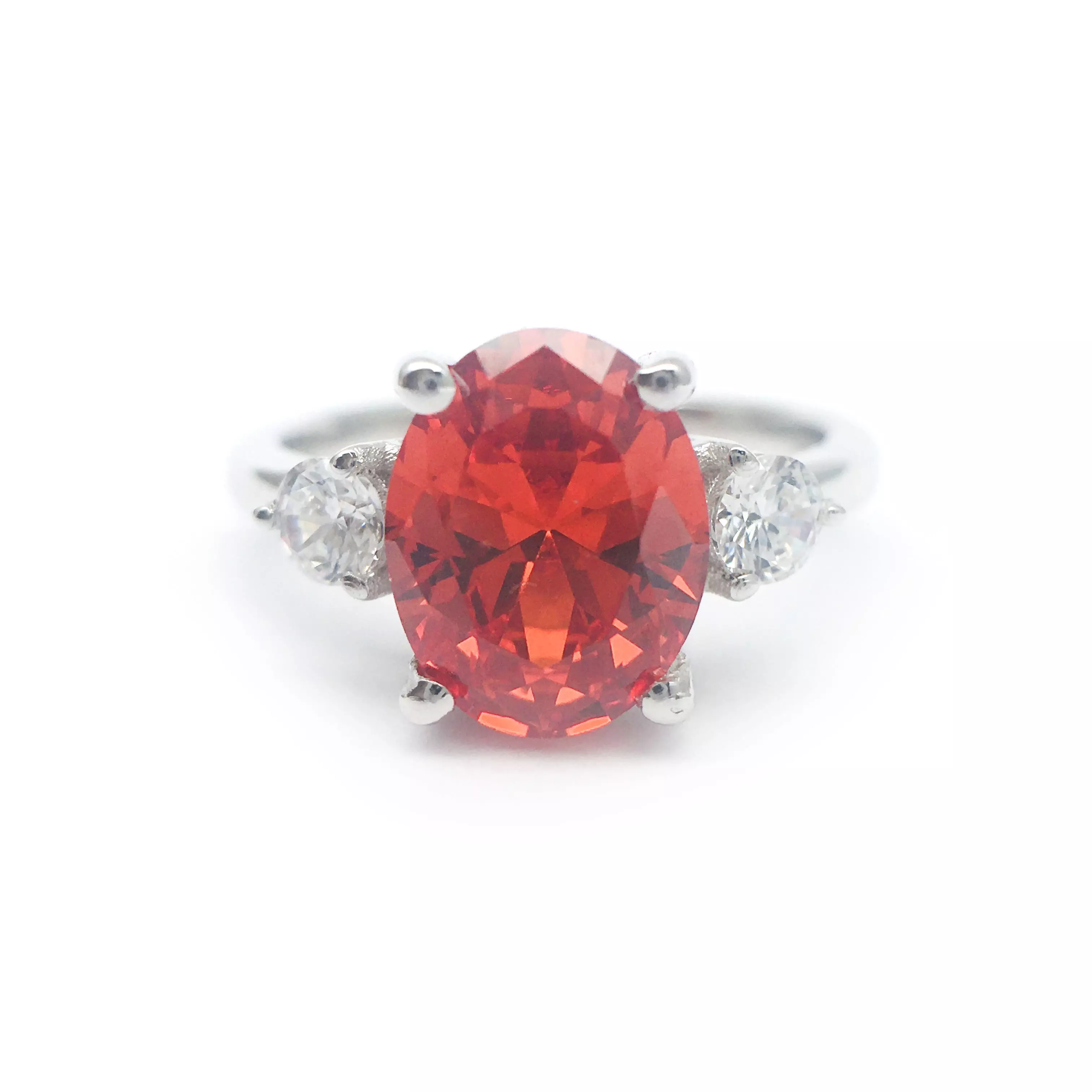 3DM Format Oval cut diamond promise ring for her 3D print model_0