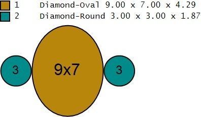 3DM Format Oval cut diamond promise ring for her 3D print model_2
