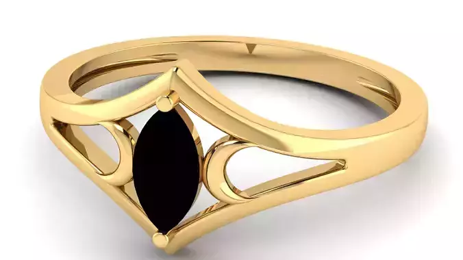 3DM Format Marquise cut stone ring