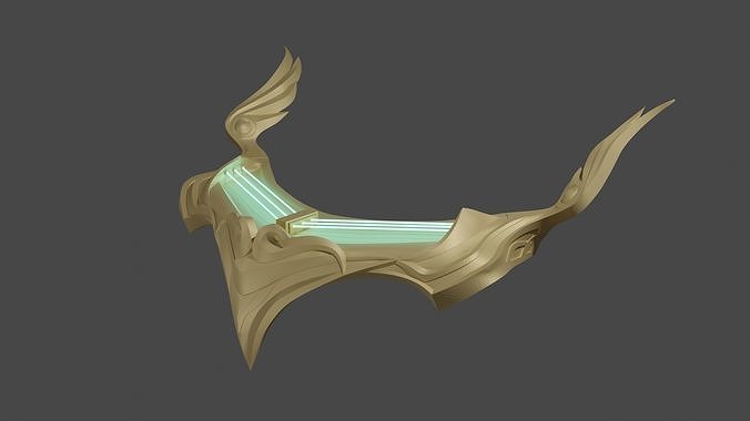 sona music instrument etwahl koto  league of legends wild rift  3D print model