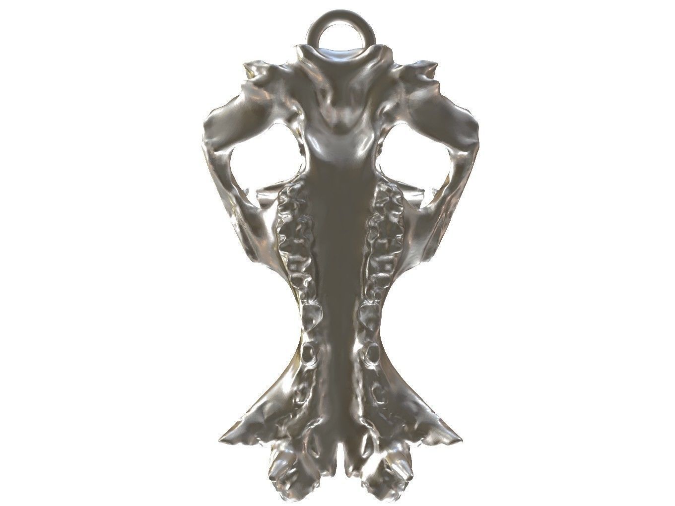 Cranium Charm Hippo 3D print model_4