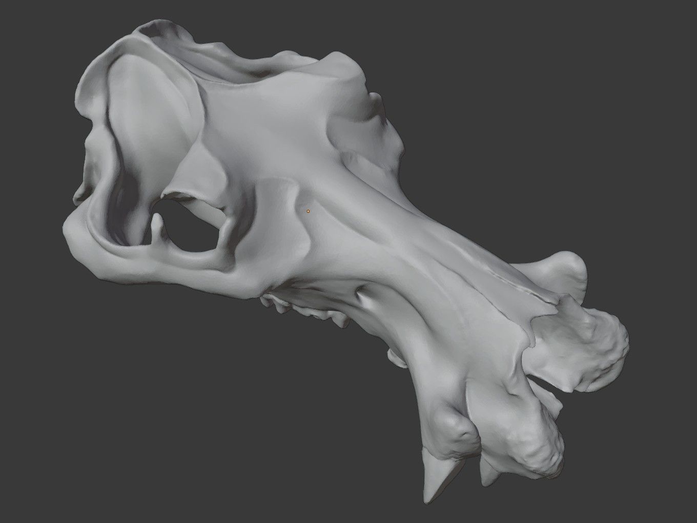 Cranium Charm Hippo 3D print model_11