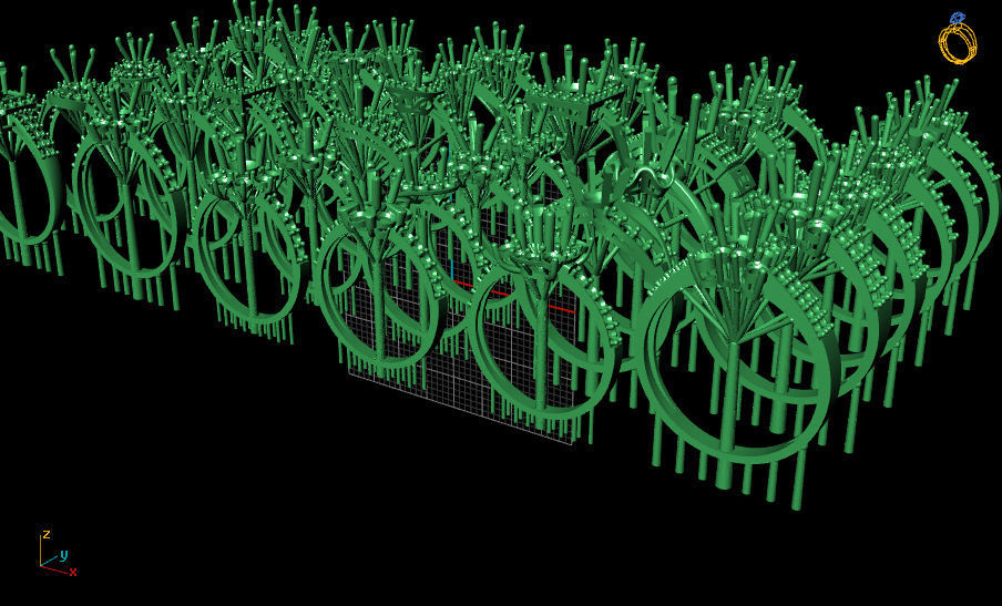 Diamond ring 3D print model_1