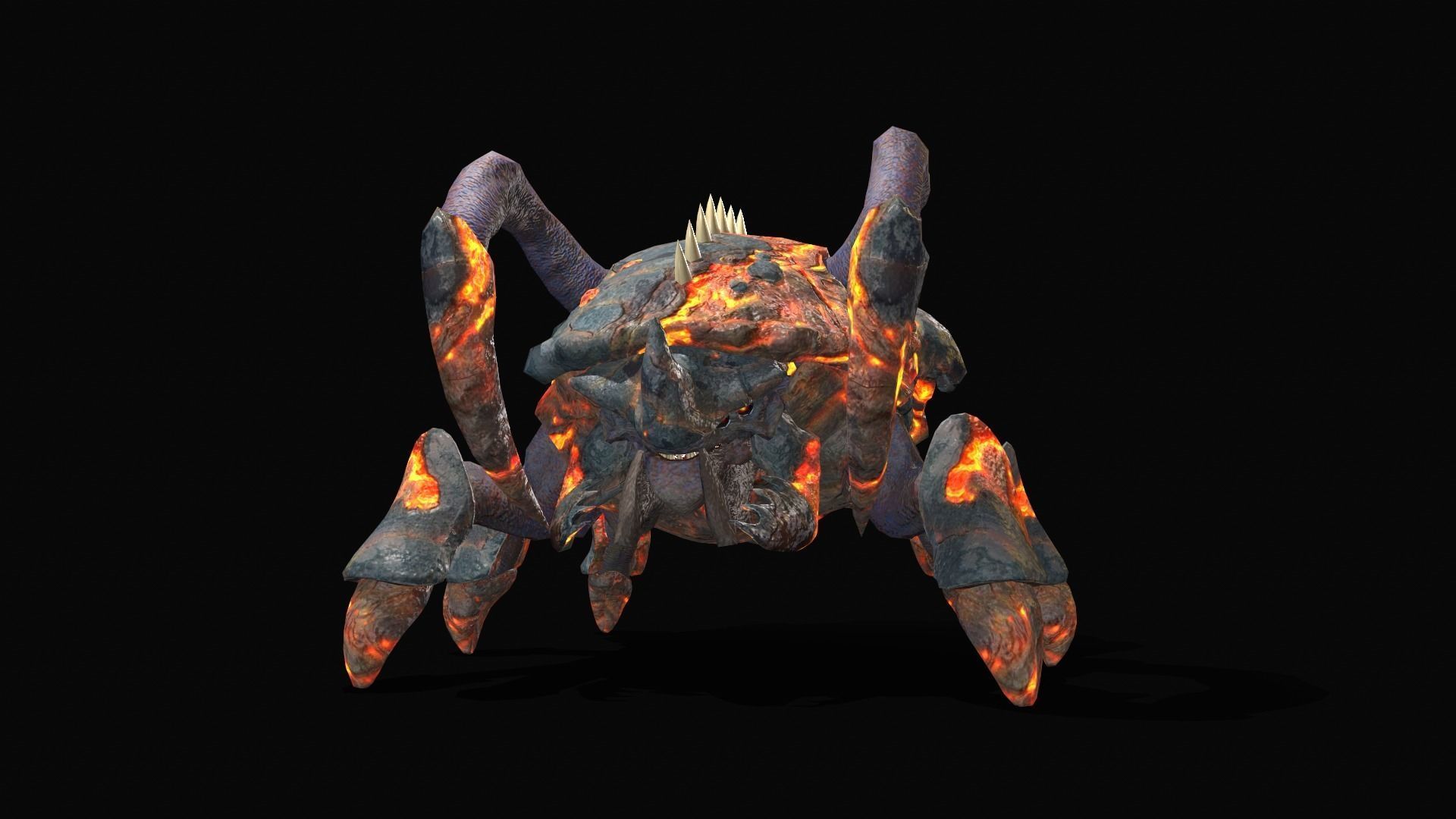 BugMonster spider Low-poly 3D model_14