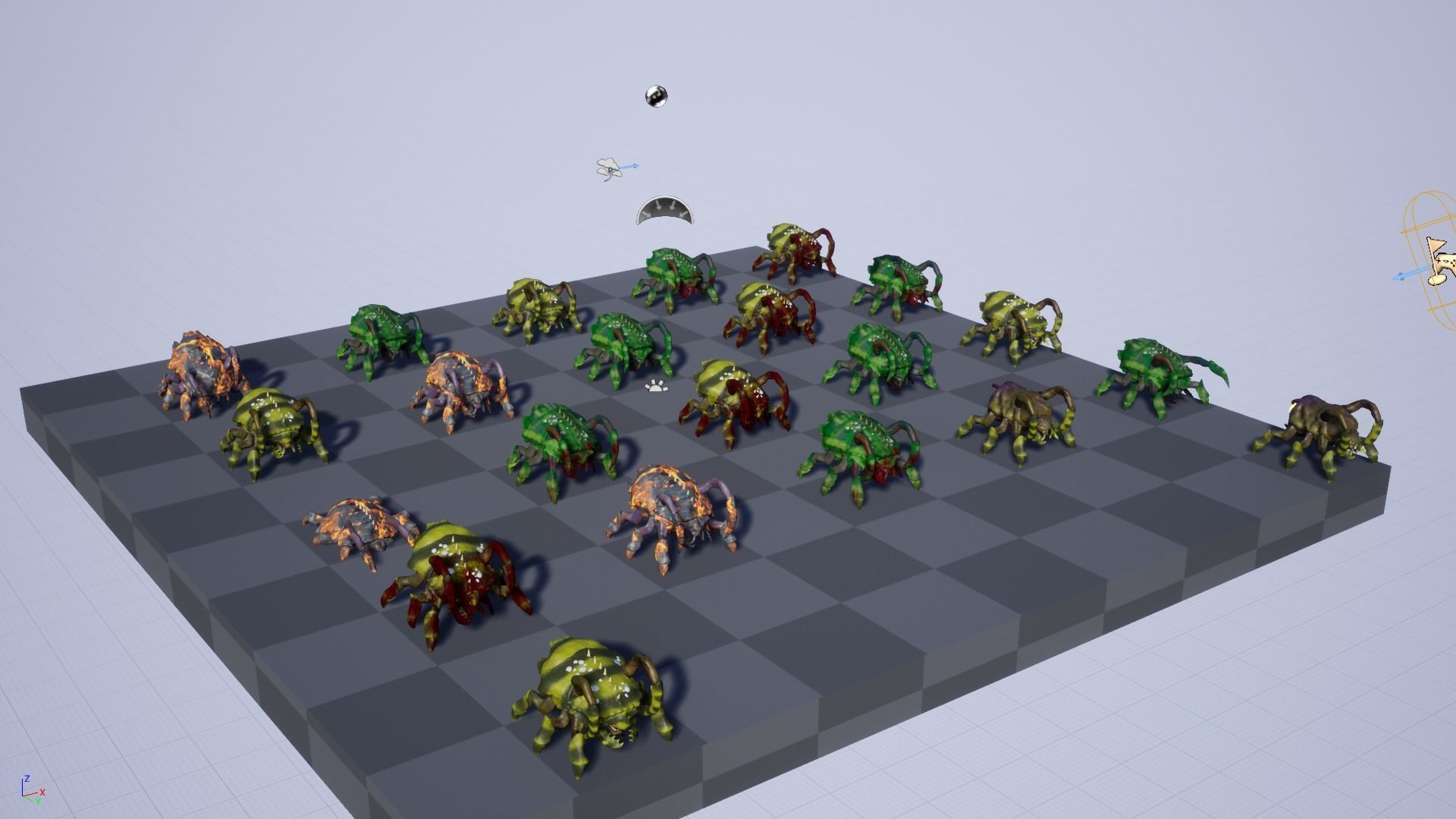 BugMonster spider Low-poly 3D model_6