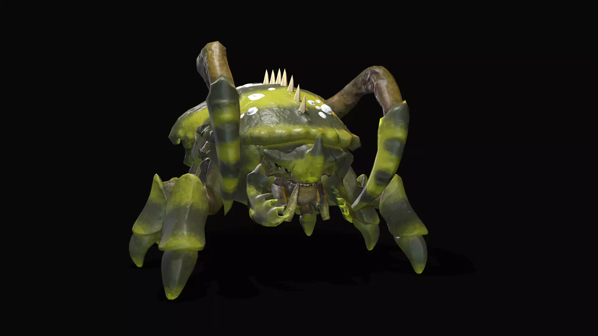 BugMonster spider Low-poly 3D model_0