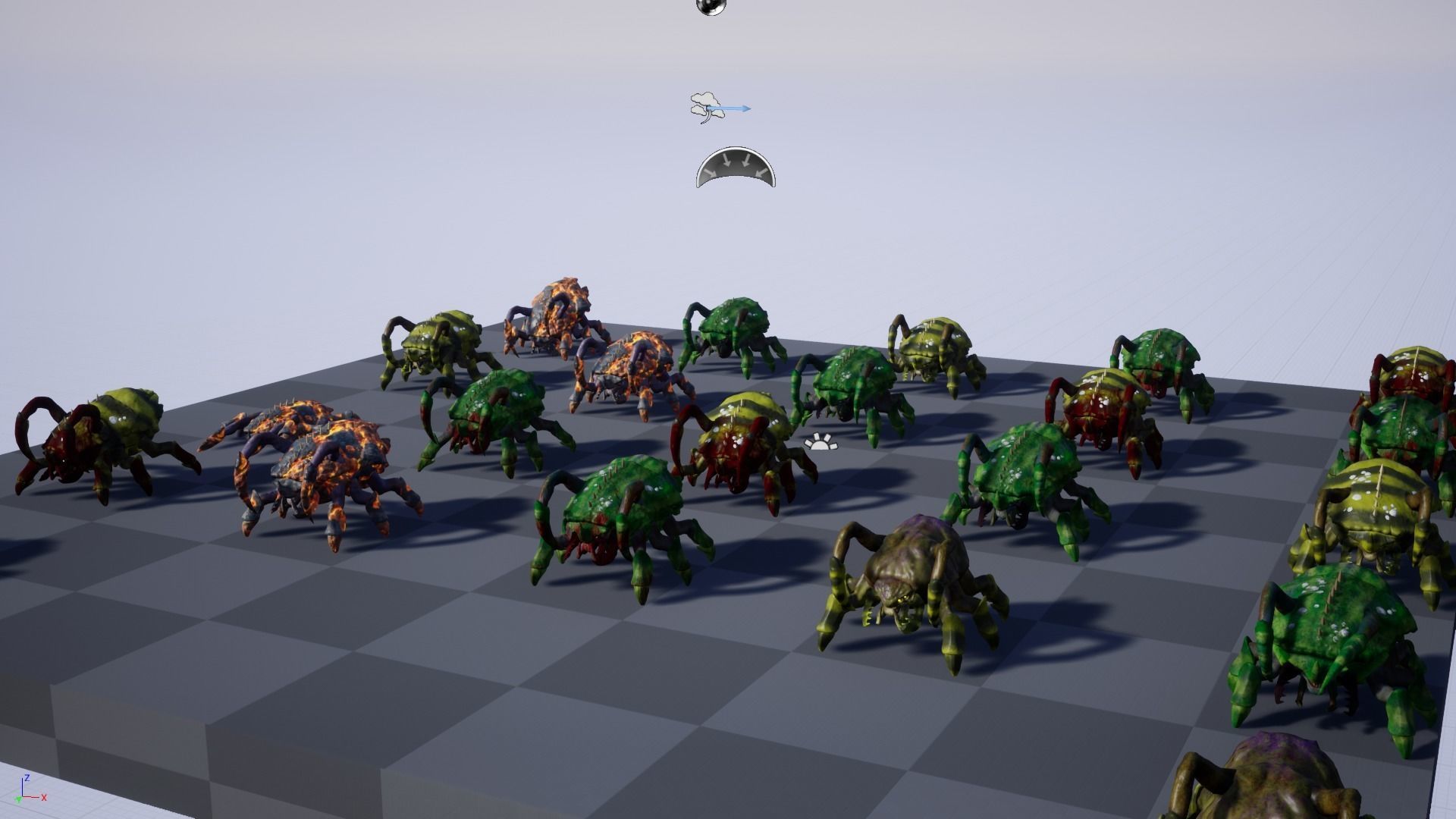 BugMonster spider Low-poly 3D model_7