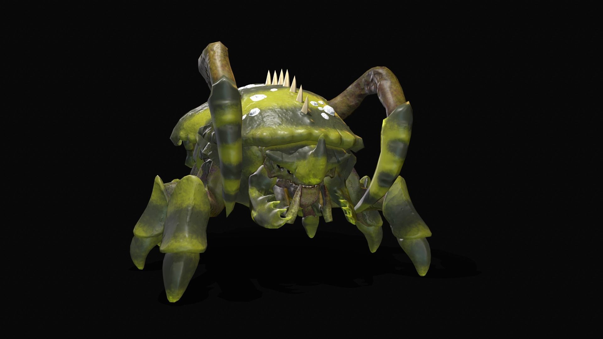 BugMonster spider Low-poly 3D model_9