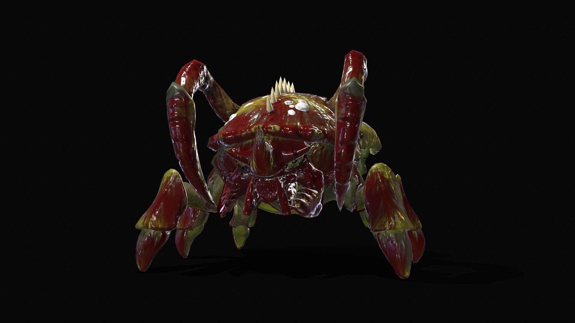BugMonster spider Low-poly 3D model_15