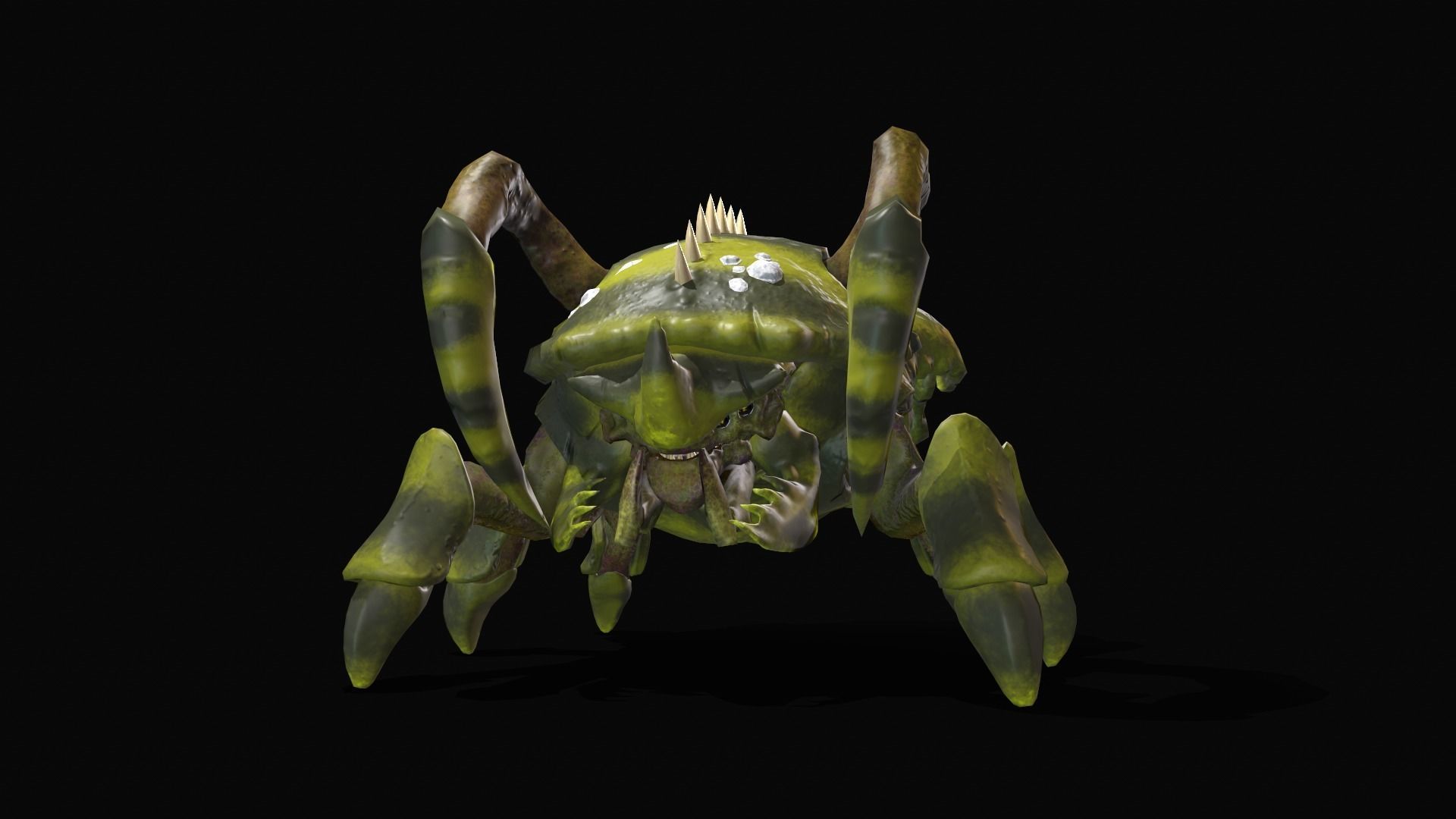 BugMonster spider Low-poly 3D model_16