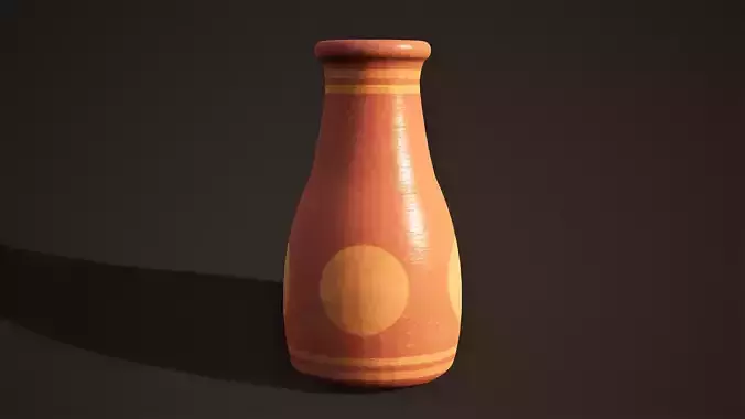 Vase Game Ready wooden bottle