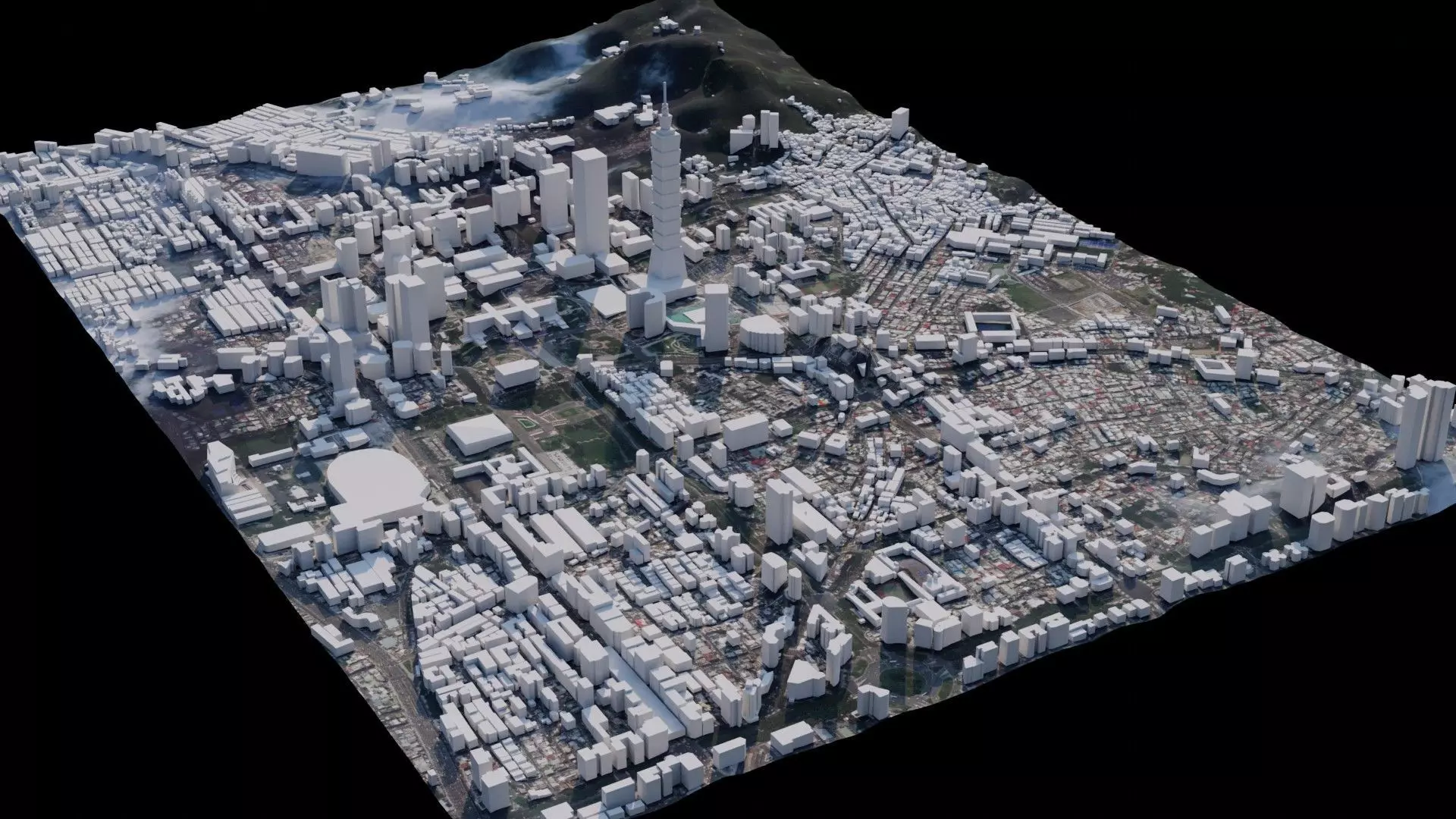Taipei -  Taiwan 3D model_0