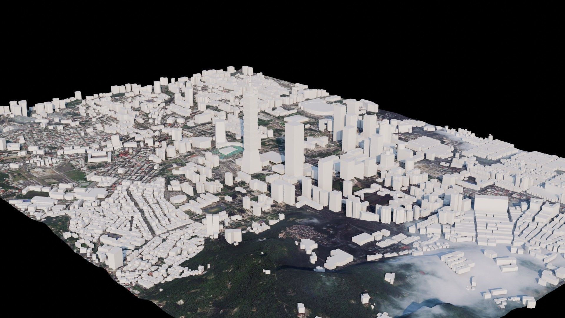Taipei -  Taiwan 3D model_1