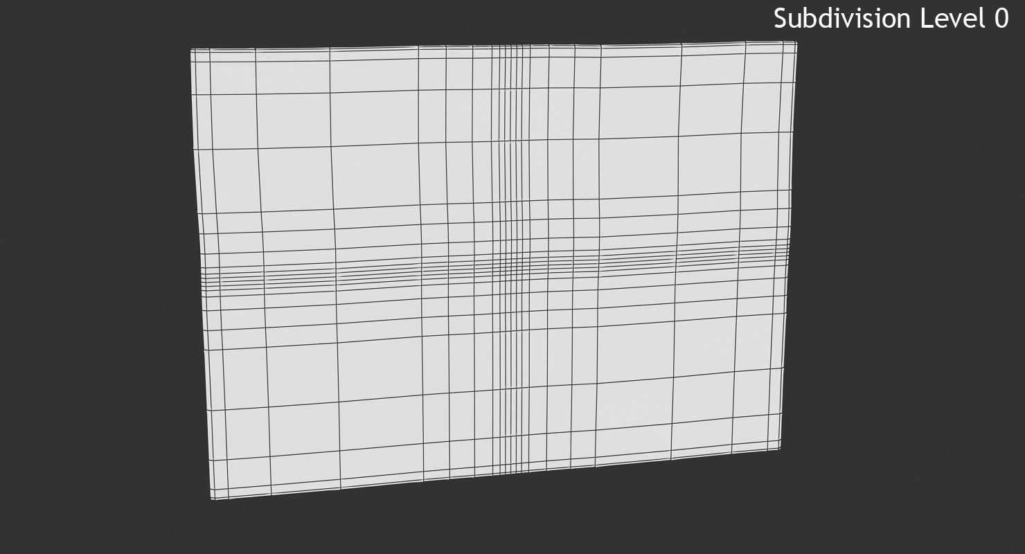 Envelope - Closed Low-poly 3D model_11