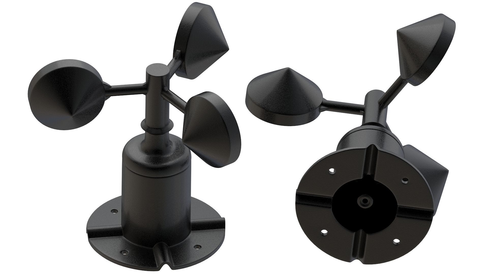 Wind Direction Sensor Transmitter 01 3D model_11