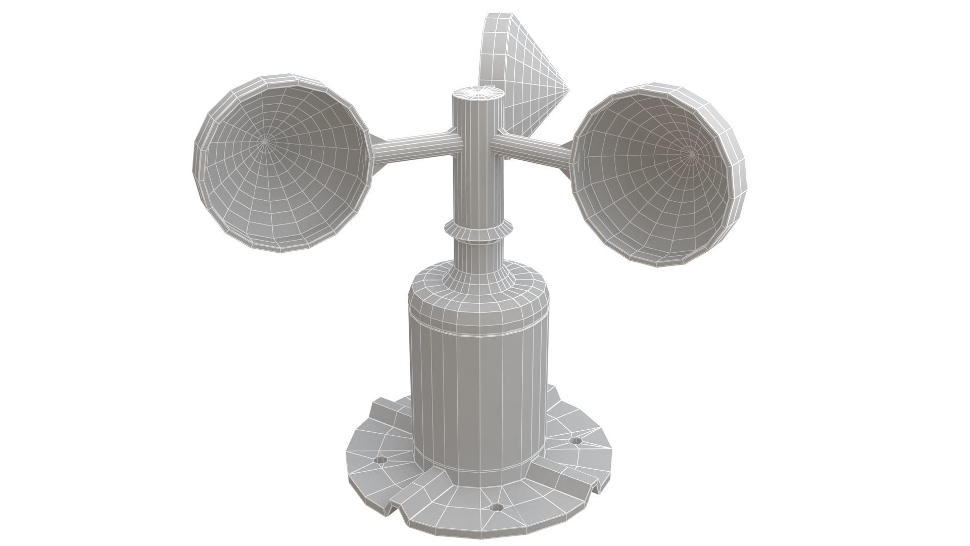 Wind Direction Sensor Transmitter 01 3D model_13