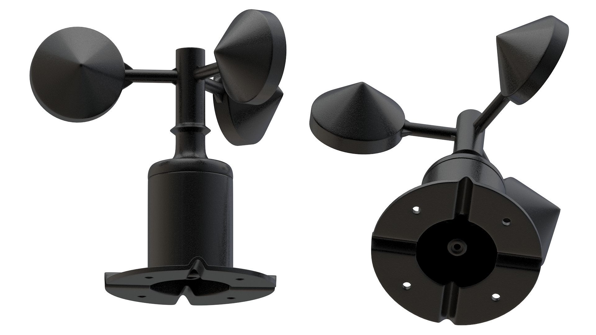 Wind Direction Sensor Transmitter 01 3D model_10