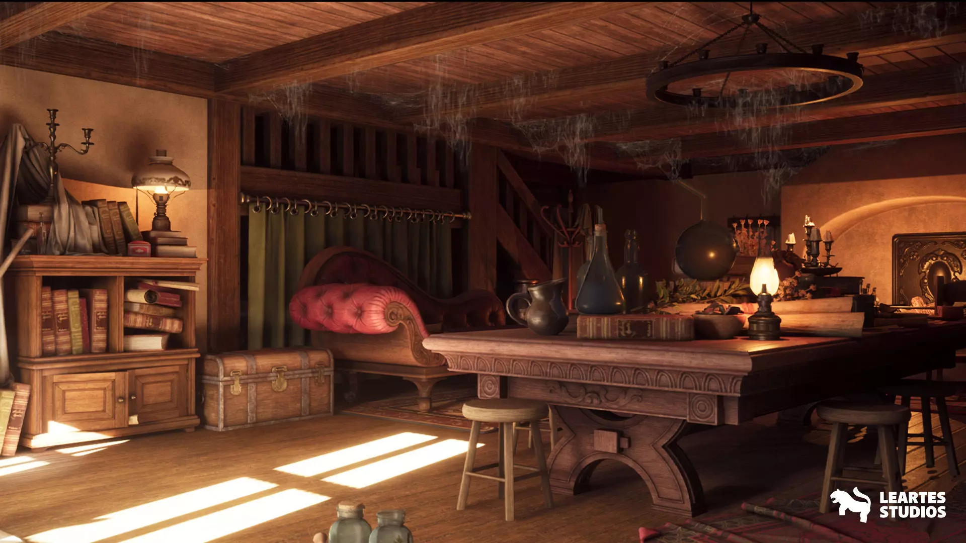 Fantasy Interior Environment - Unreal Engine 4 Low-poly 3D model