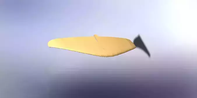 Hydrofoil Alpha-C 3D print model