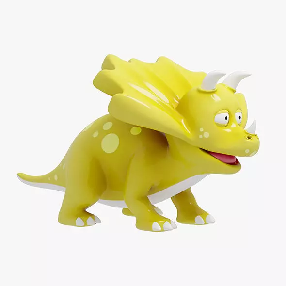 3D model Dinosaur cartoon 2 3D model