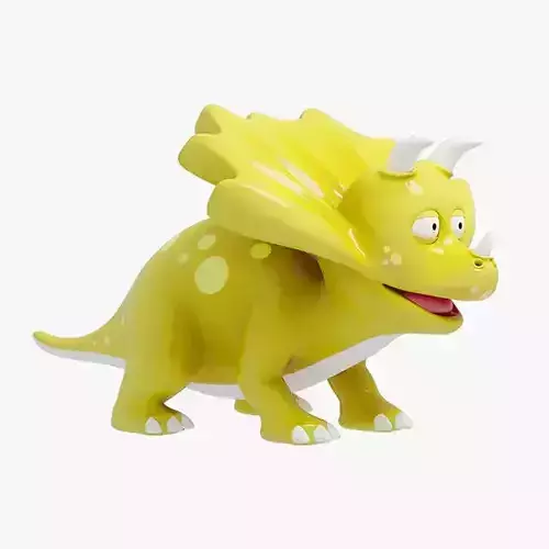 3D model Dinosaur cartoon 2