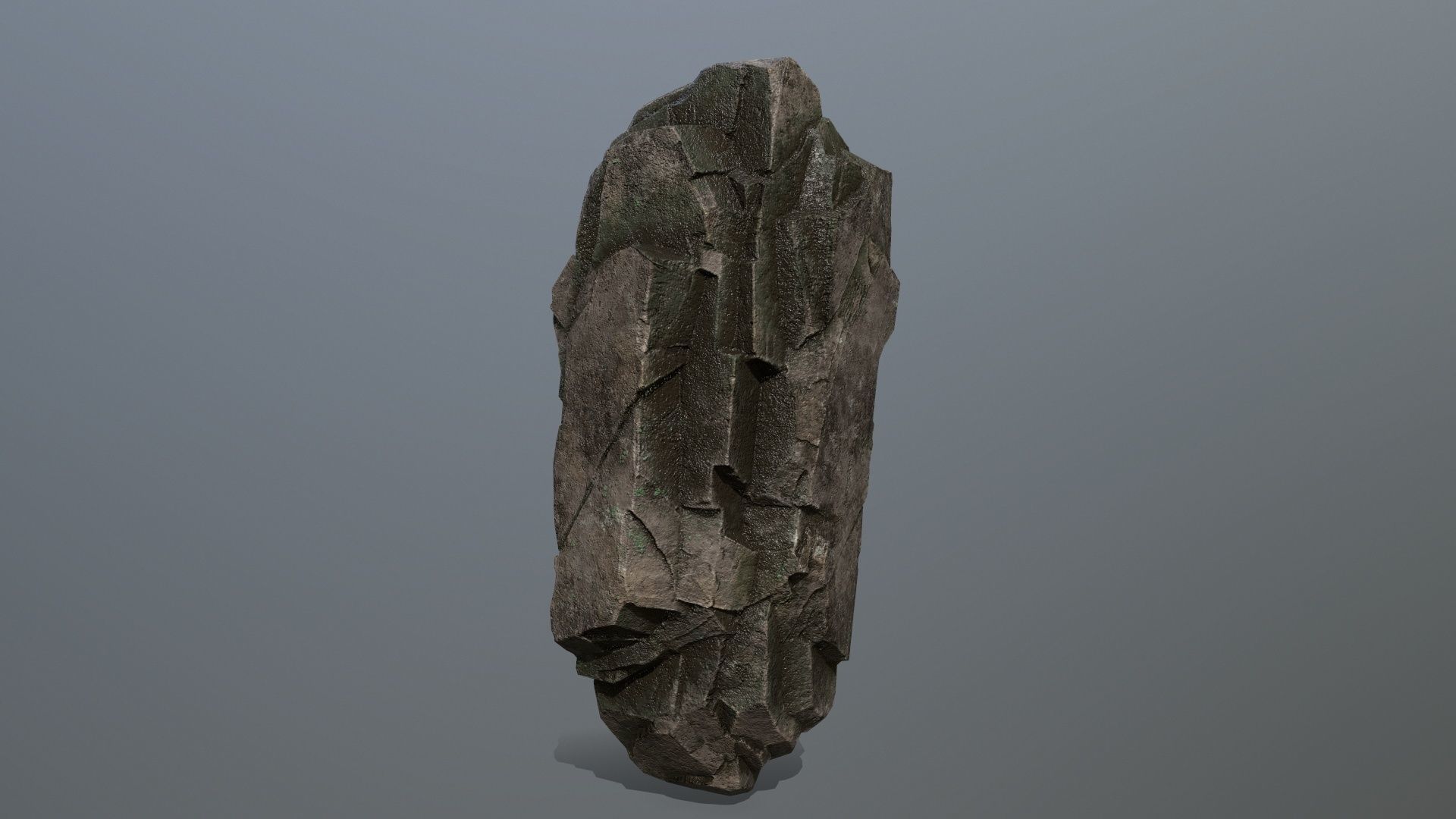 rocks rock Low-poly 3D model_4