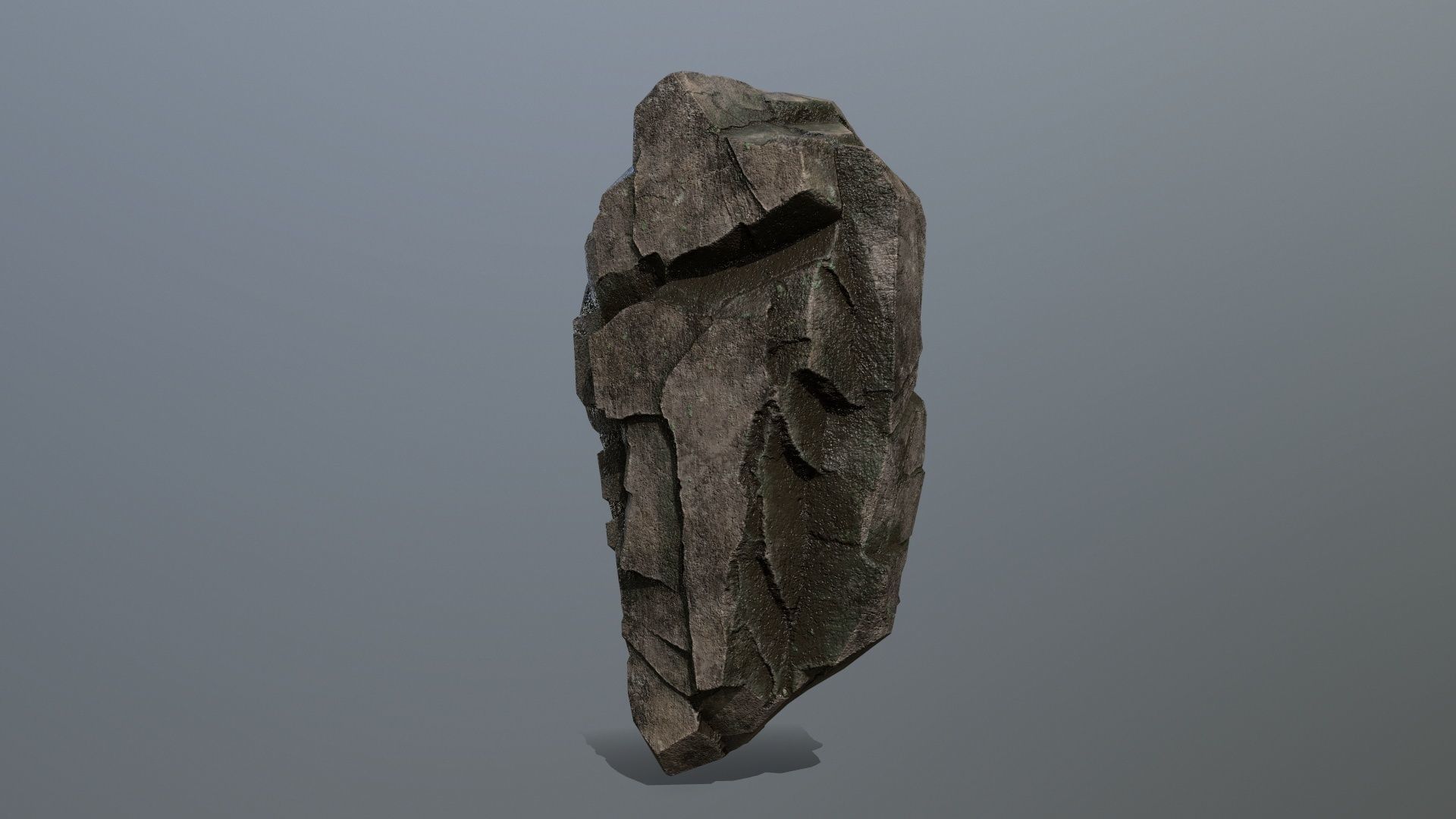 rocks rock Low-poly 3D model_5
