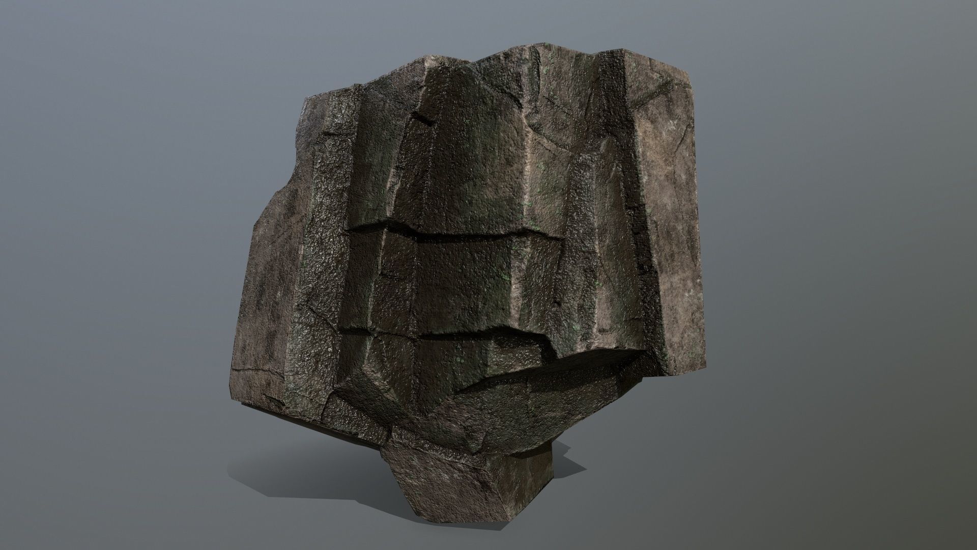 rocks rock Low-poly 3D model_11