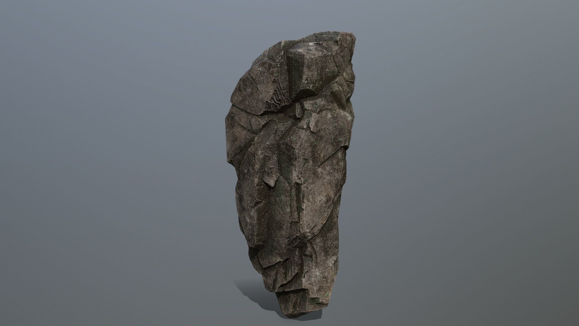 rocks rock Low-poly 3D model_3