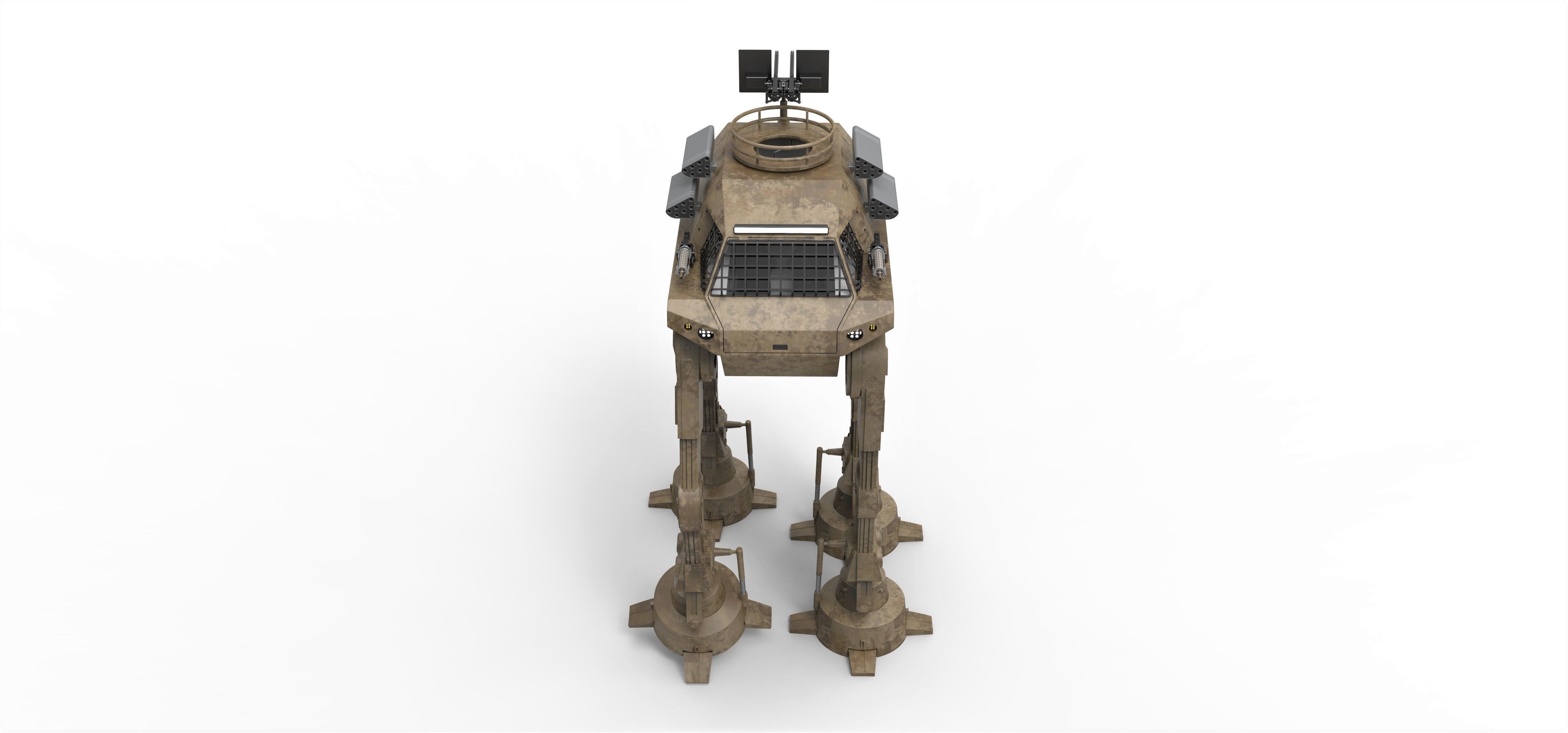 Concept walker for zombie apocalypses 3D model_6