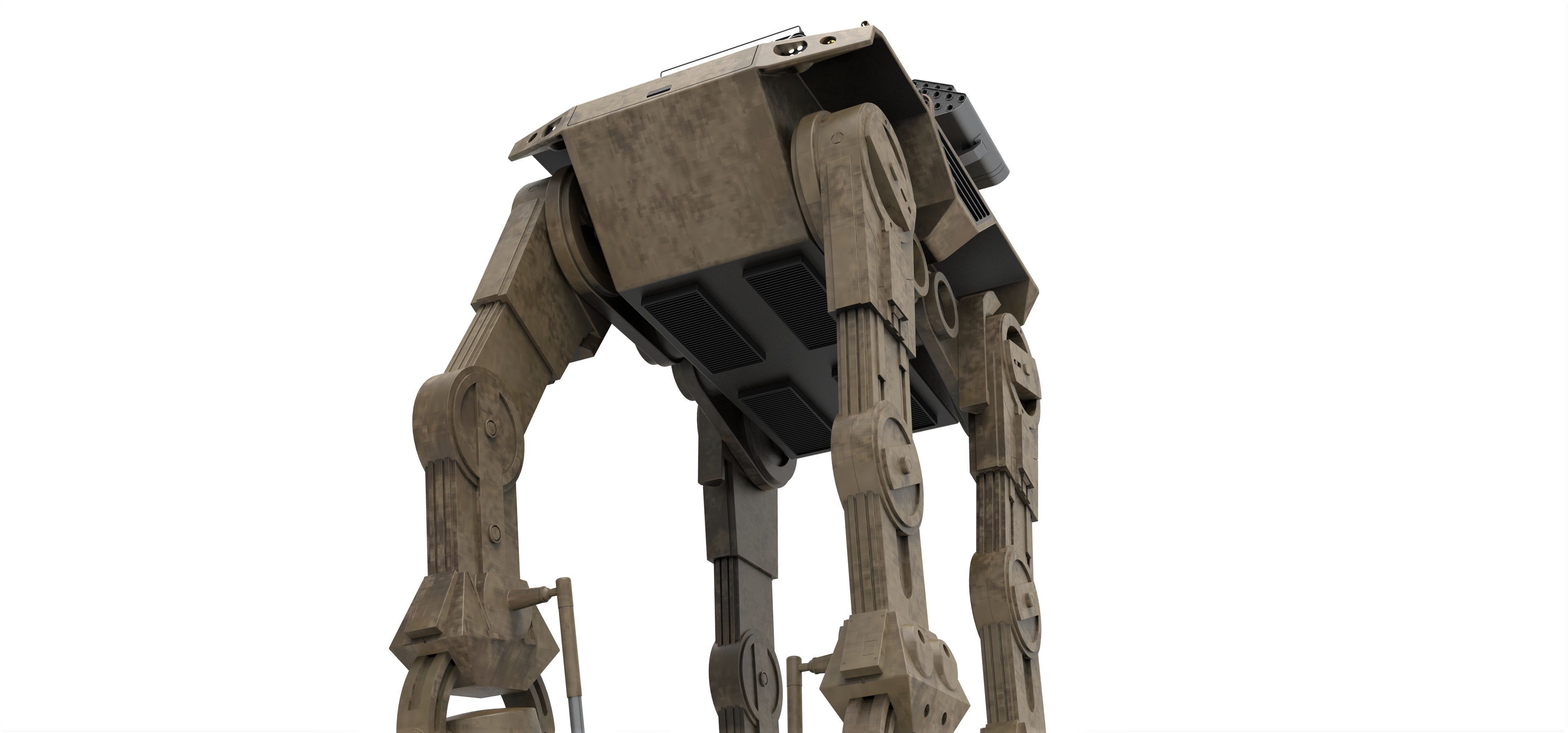 Concept walker for zombie apocalypses 3D model_14