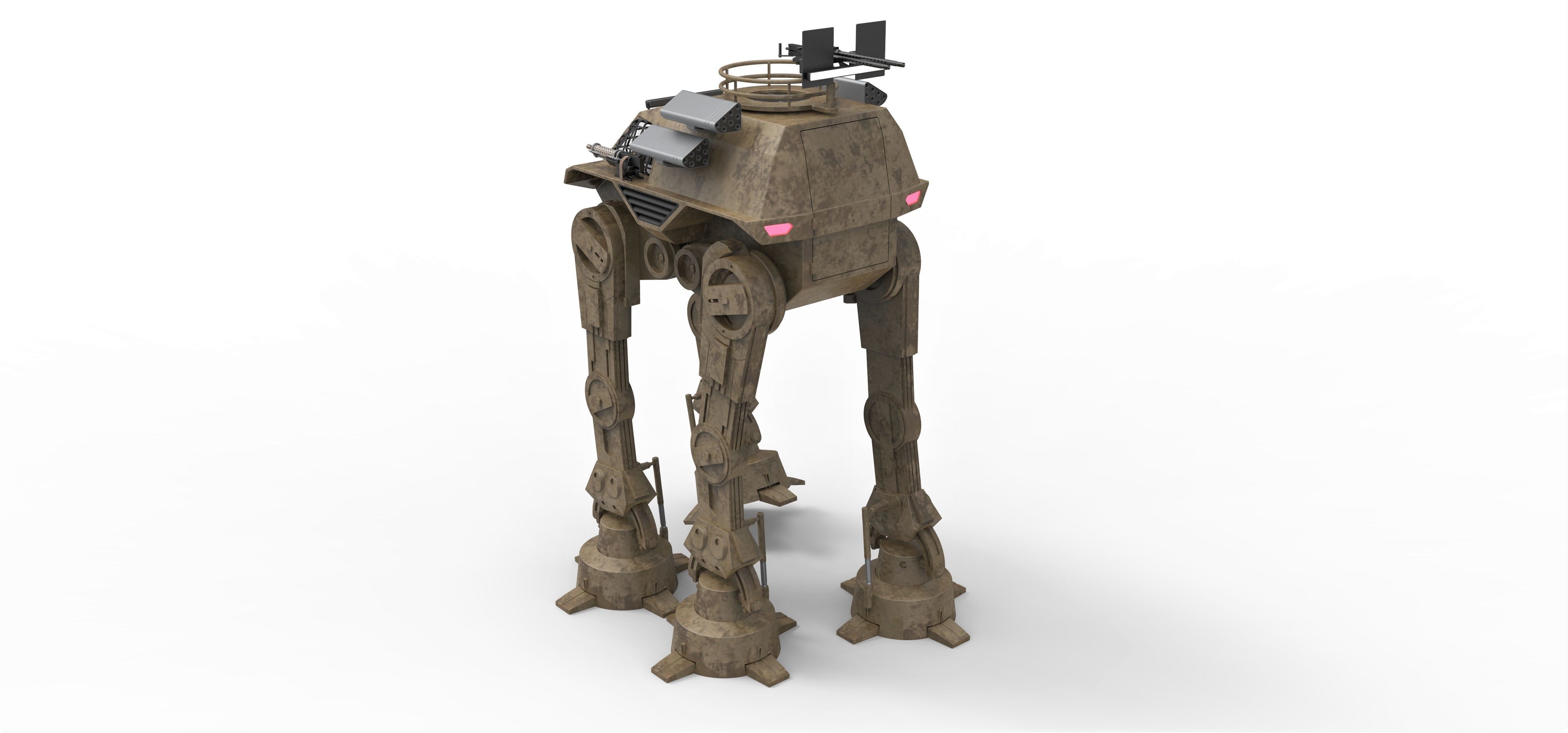 Concept walker for zombie apocalypses 3D model_10