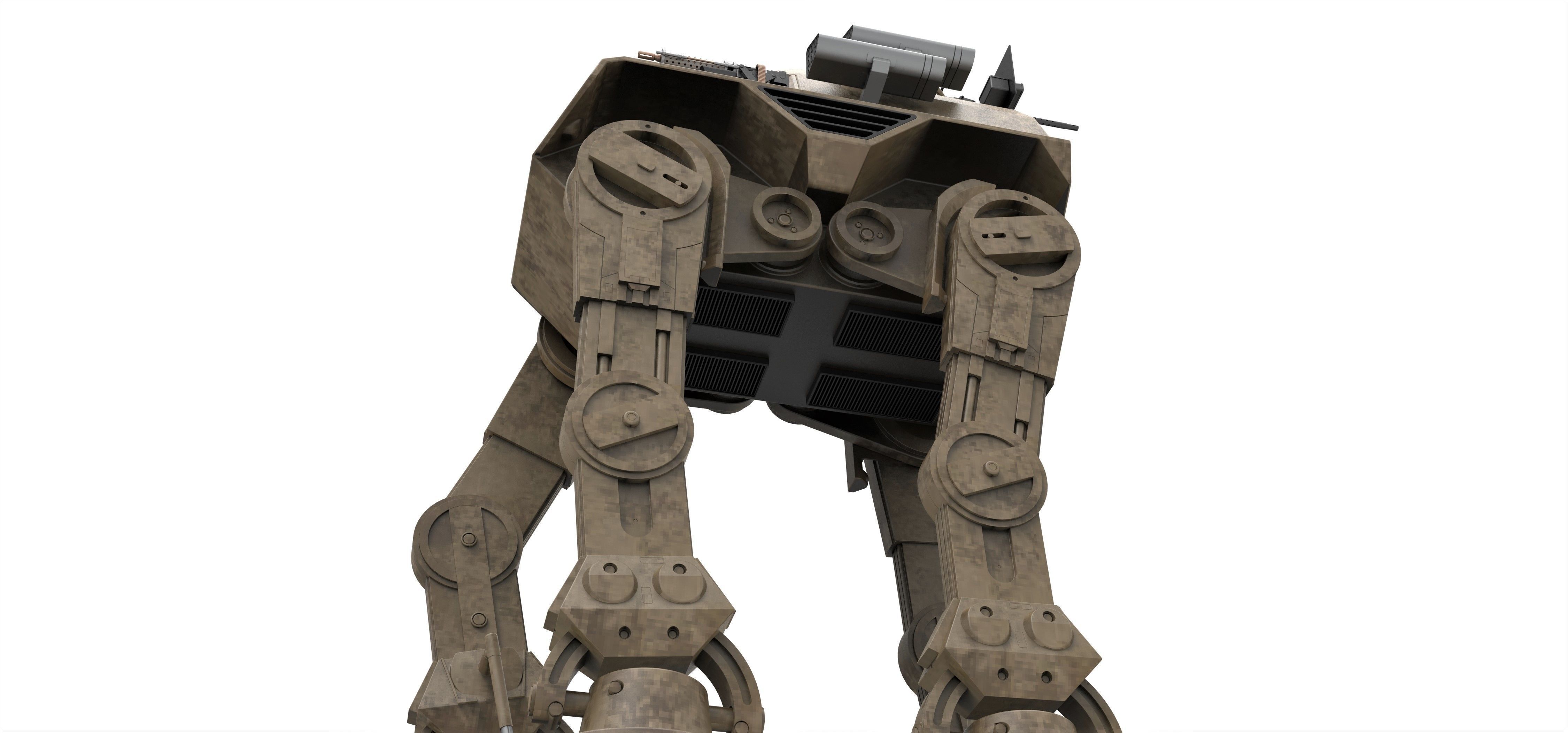 Concept walker for zombie apocalypses 3D model_15