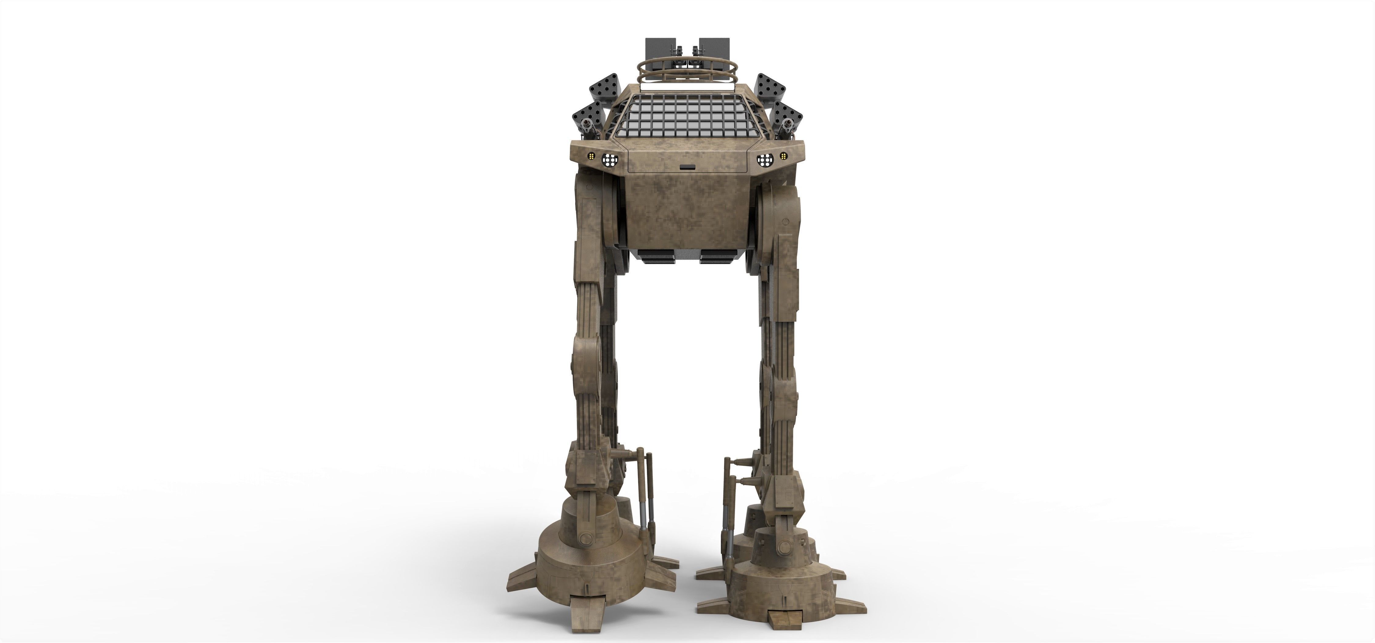 Concept walker for zombie apocalypses 3D model_5