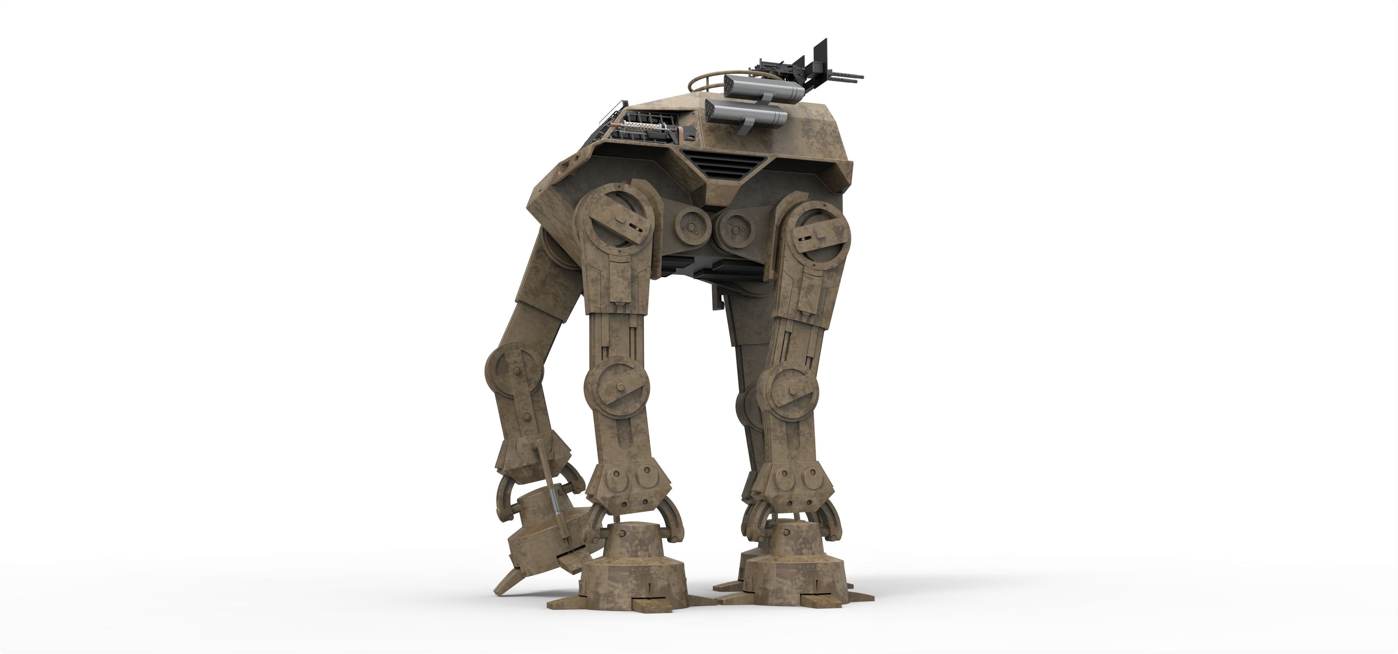 Concept walker for zombie apocalypses 3D model_1