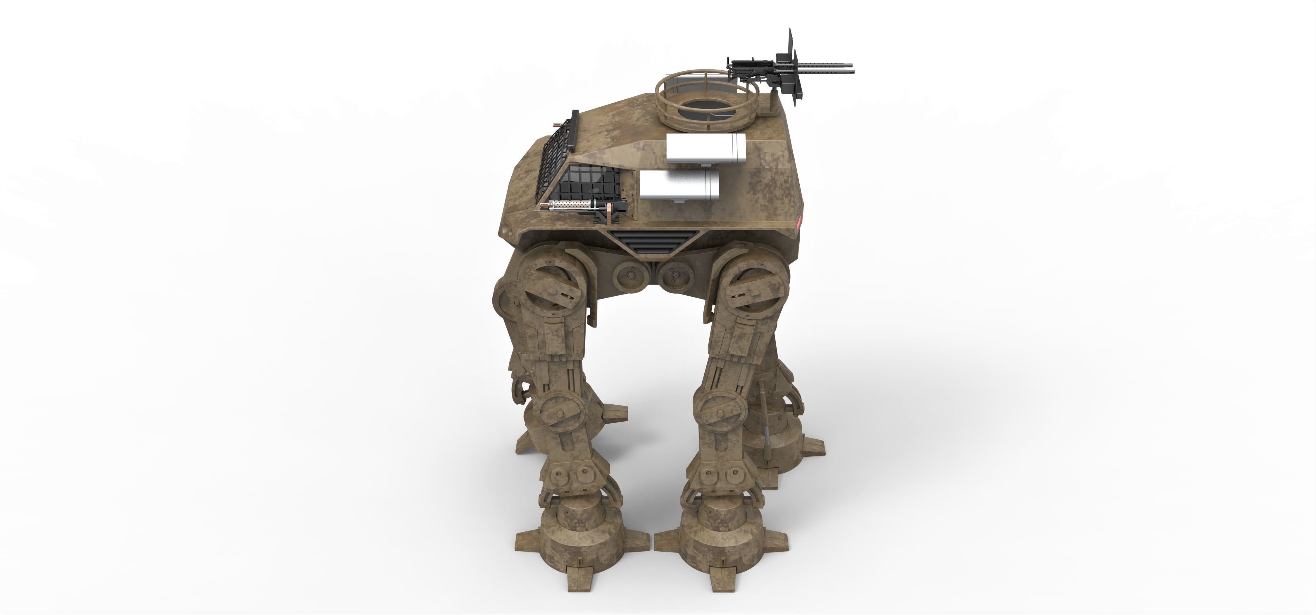 Concept walker for zombie apocalypses 3D model_8