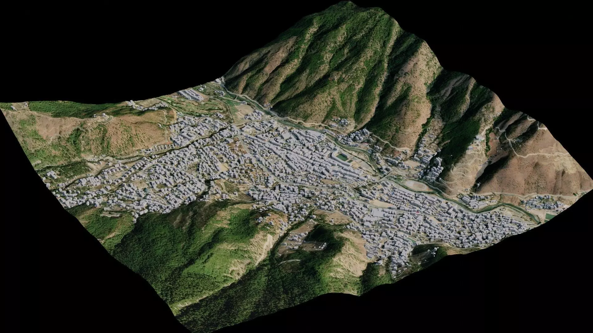 Thimphu - Bhutan 3D model
