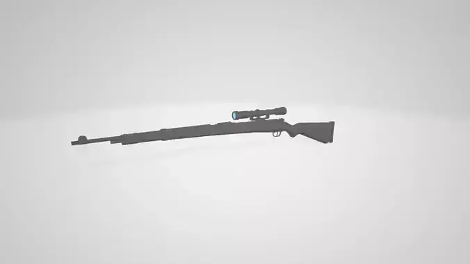 LowPoly  Old Sniper