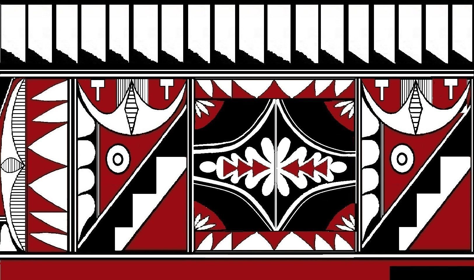 Native American pottery 7 3D model_5