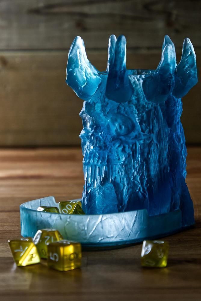 IceSkull Dice Tower 3d printable model 3D print model_3