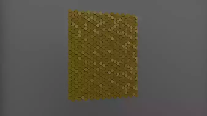 Hexagon Panel  Free 3D model