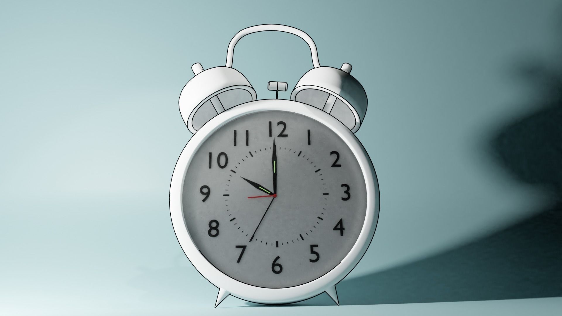 alarm clock Free 3D model_5