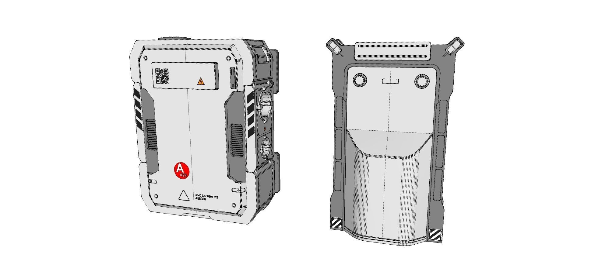 sci-fi Architecture kitbash 32 3D model_23