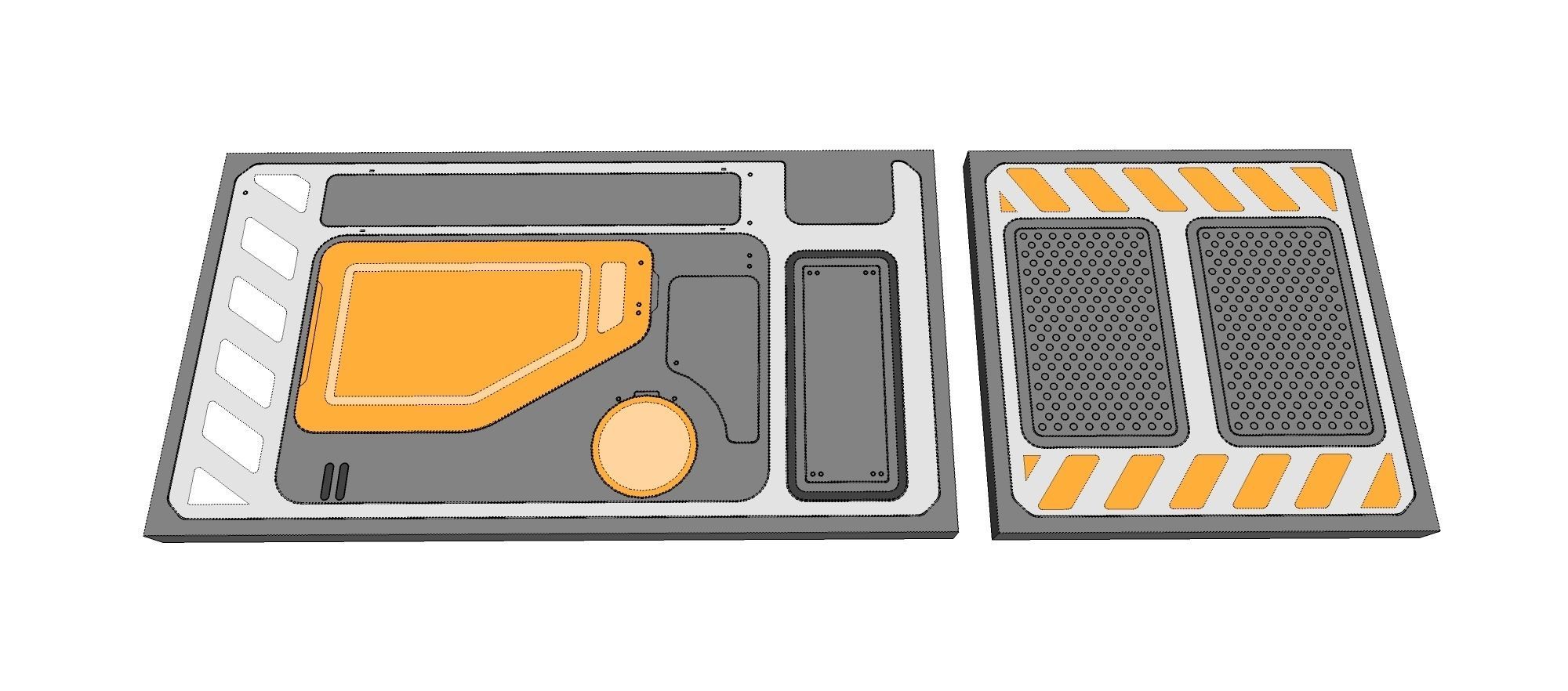 sci-fi Architecture kitbash 32 3D model_24