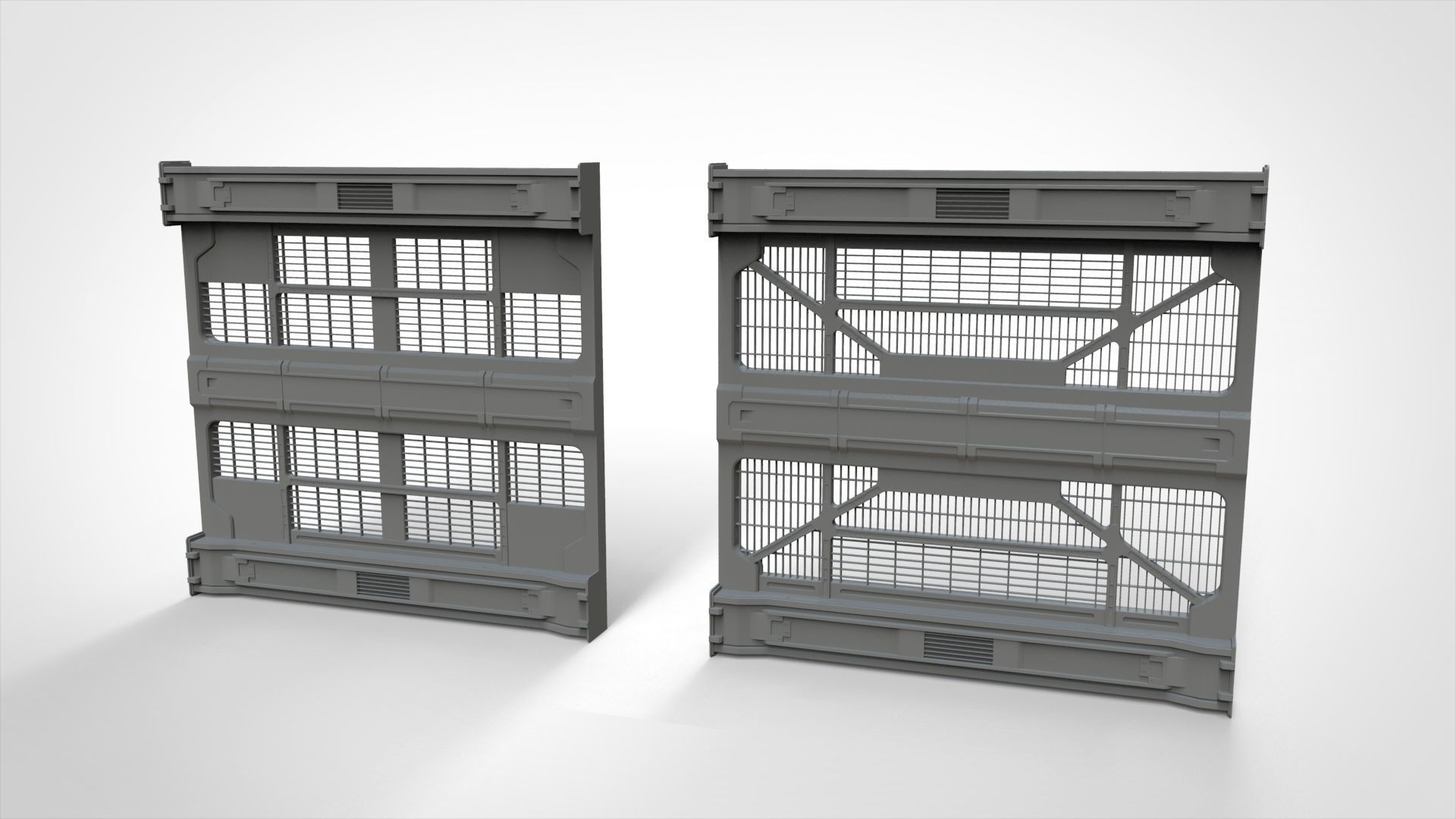 sci-fi Architecture kitbash 32 3D model_6