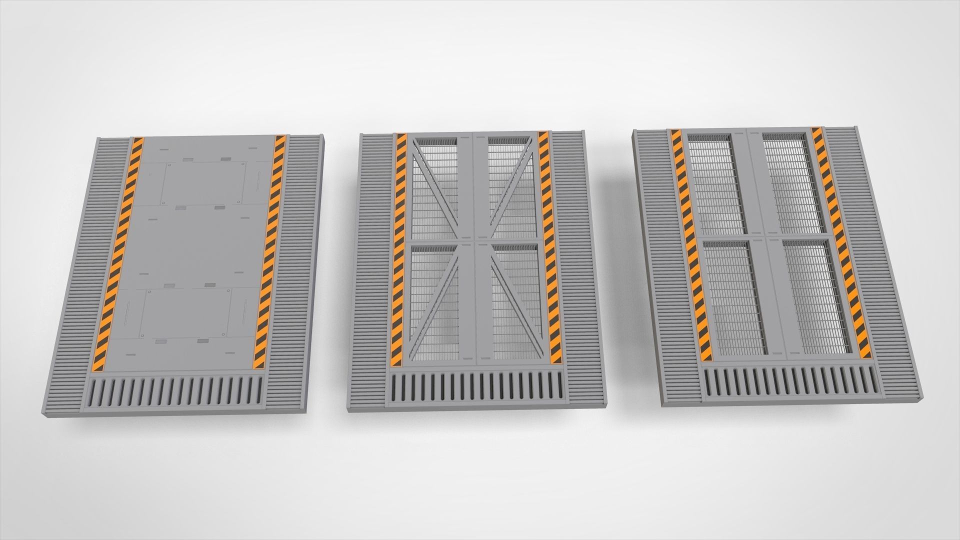 sci-fi Architecture kitbash 32 3D model_12